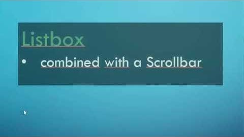 016 GUI with Python: Enhancing the functionality of the Listbox