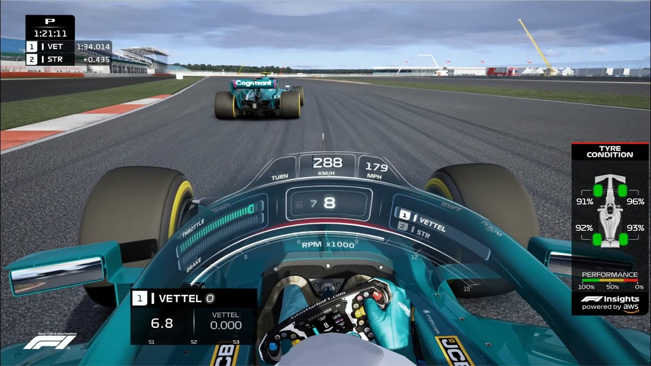 F1 2021 Aston Martin Cognizant F1 Team AMR21 Vettel's Onboard Assettocorsa