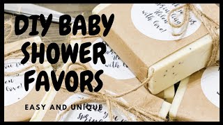 EASY DIY BABY SHOWER FAVOR | Unique Baby Shower Favors