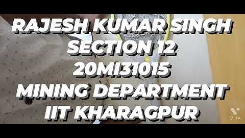DIY PROJECT(3) || IIT KHARAGPUR || 20MI31015 || RAJESH KUMAR SINGH