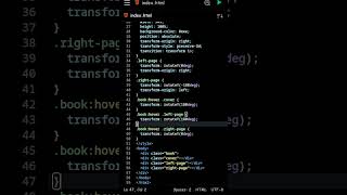 Make A 3D Animation By CSS And Html #css #html *javascript #python #shorts #making #trailer #c++