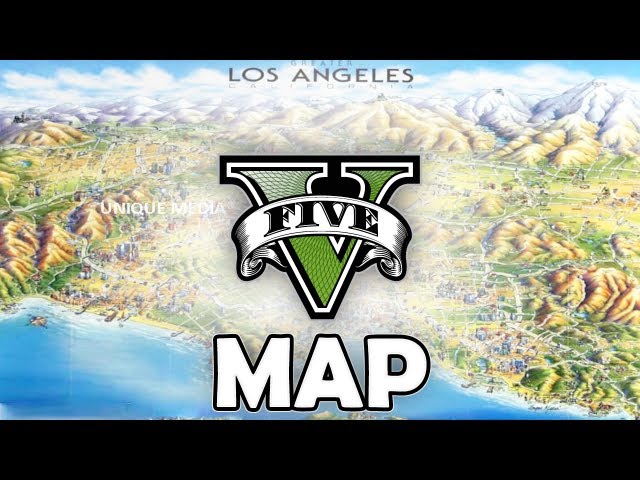 Physical Location Map of Los Santos