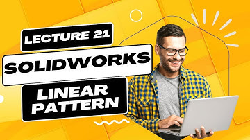 Solidworks Basics- How to create a Linear Sketch Pattern in Solidworks