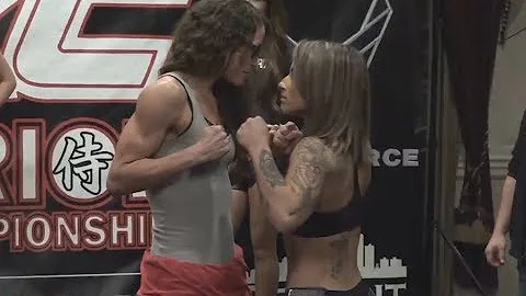 Kyna Sisson vs. Alesha Zappitella - Weigh-in Face-...