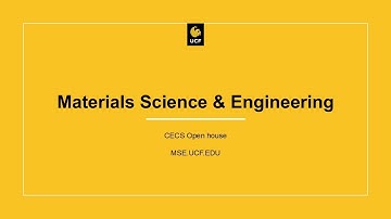 UCF CECS Showcase 2025 Materials Science and Engineering