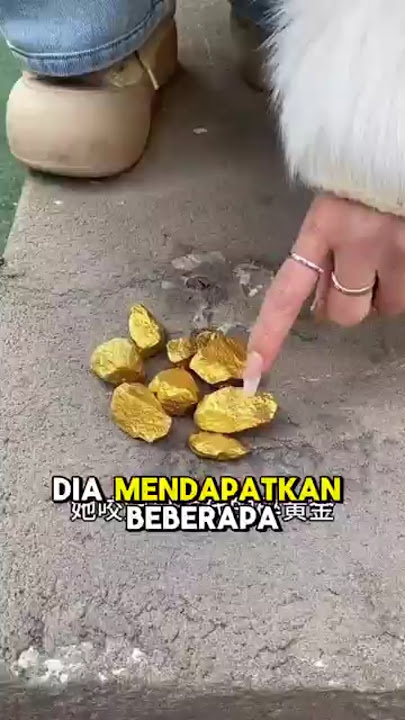 Menemukan batu emas kuno? 😱