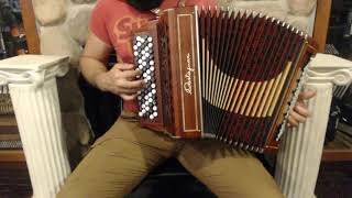 4849 - Padauk Castagnari Magica 3° Chromatic Button Accordion C System LMM 72 96 $4999