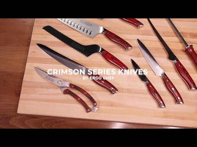 Guy Fieri 4pc Knuckle Sandwich Knife Block Set 8034