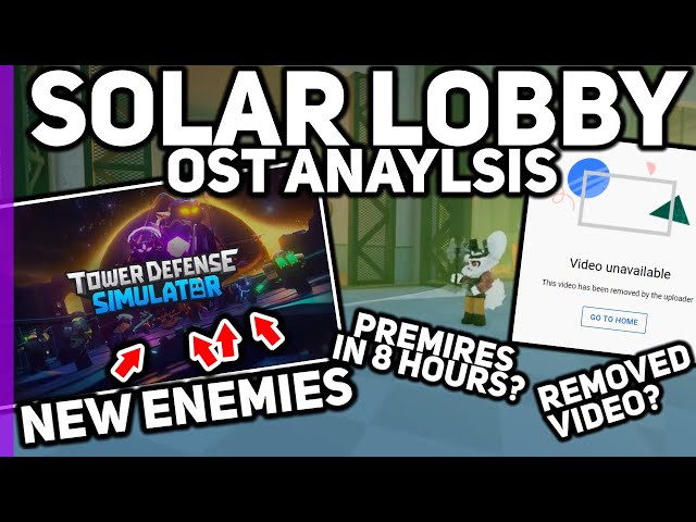 Official) Tower Defense Simulator OST - Solar Eclipse Lobby