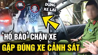 Định chặn đầu xe 'DẰN MẶT', gặp đúng xe 'CÔNG AN' và cái kết 'RÉN SUN VÒI' | Tin 5s screenshot 5