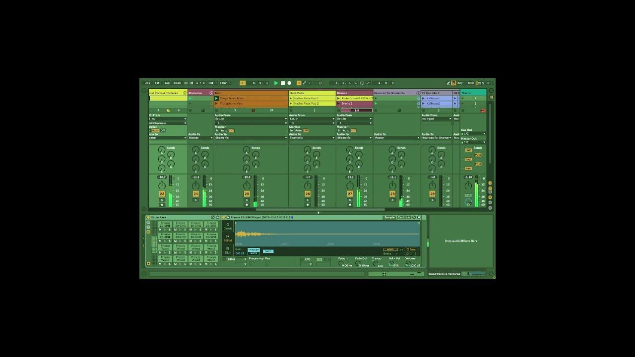 New 432 Hz Ableton Sound Healing Template "Aether & Earth" coming soon