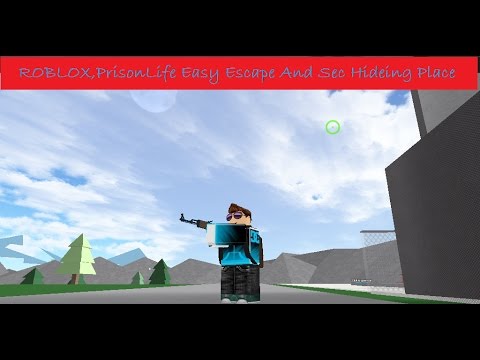 Roblox Prison Life Easy Escape And Sec Hiding Places Youtube - hiding roblox prison life youtube