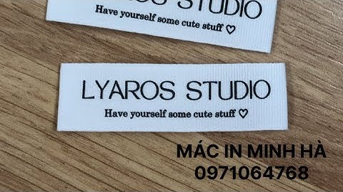 Quy Trình Sản Xuất Mác Vải In Satin, in mác cotton, in mác lụa bóng