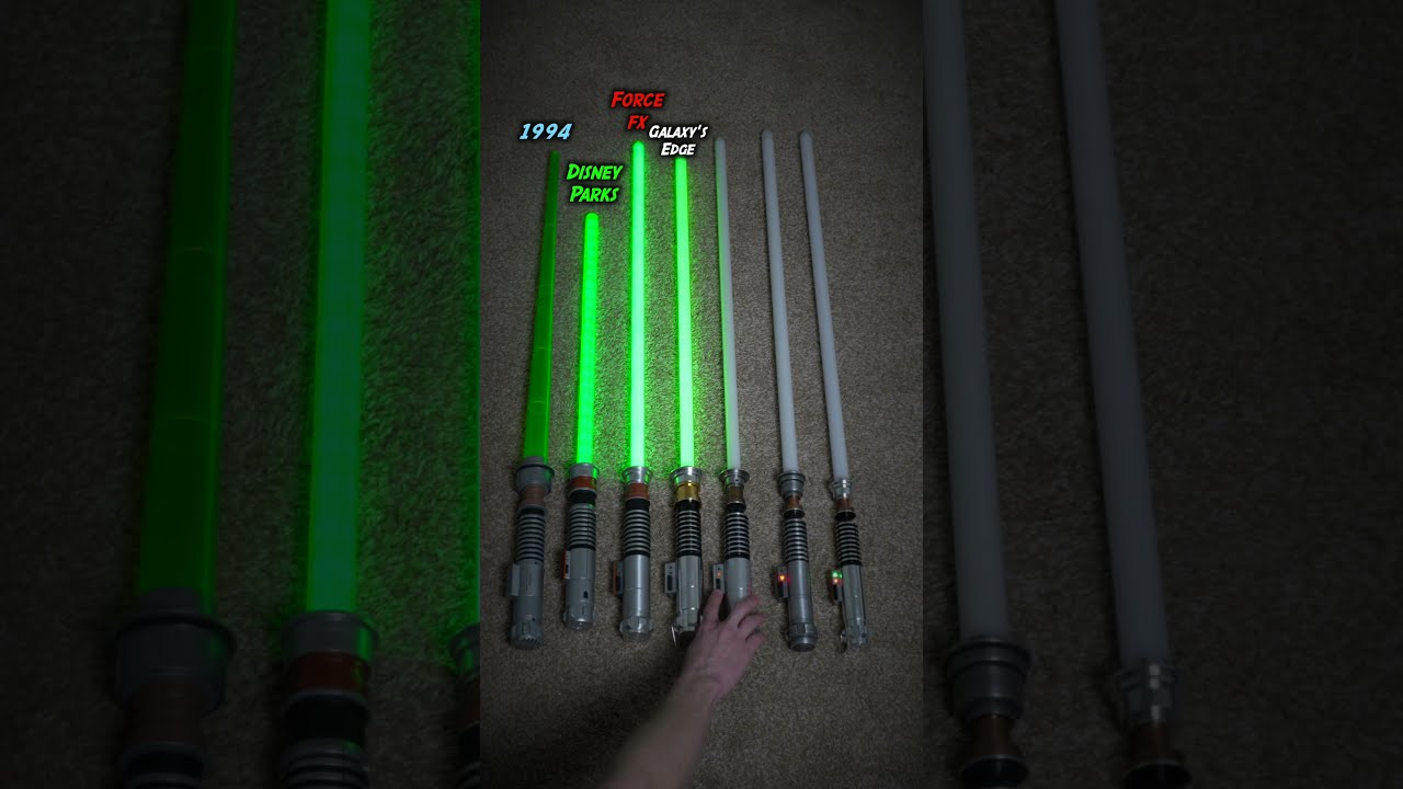 7 Luke Skywalker Lightsabers 