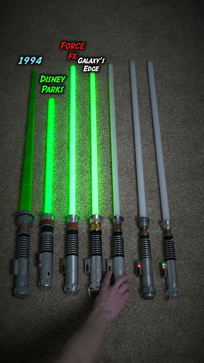 7 Luke Skywalker Lightsabers!