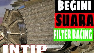 suara filter variasi || filter udara racing || dirumah aja