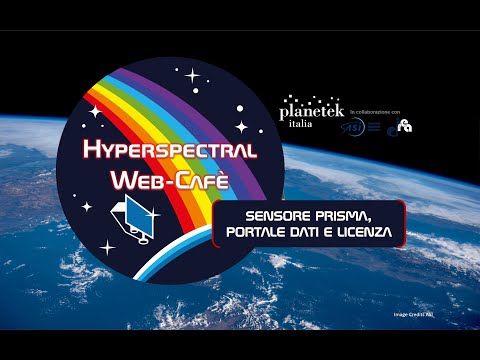 Hyperspectral Web-Cafe: il sensore, la licenza e il portale dei dati