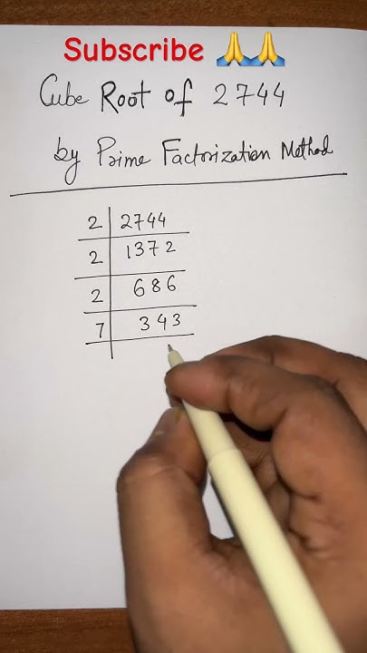 Cube Root Of 2744 By Prime Factorization Method maths mathtricks cube-root-of-2744-by-prime-factorization-method-maths-mathtricks