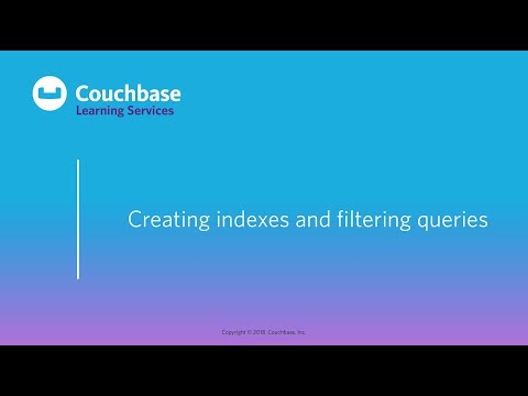 تصویری: چگونه می توانم یک شاخص در couchbase ایجاد کنم؟