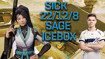 SEN SICK - SAGE - ICEBOX - (22/12/8) - VALORANT POV