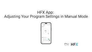 Adjusting Program Settings Manual Mode