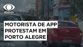 Motorista de APP protestam em Porto Alegre screenshot 2