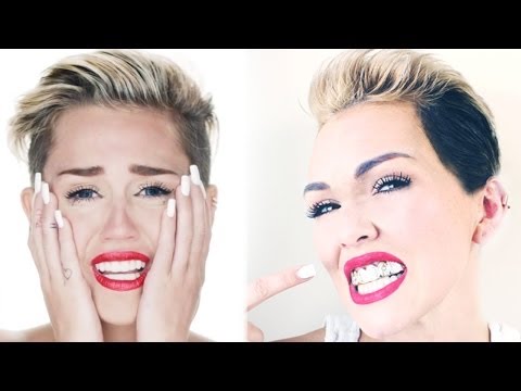 Miley Cyrus Wrecking Ball Video Makeup