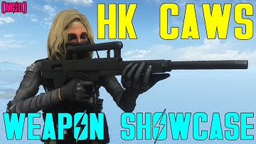 Fallout 4: Weapon Showcases: HK CAWS (Mod)