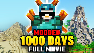 I Survived 1,000 Days in MODDED Minecraft... [MOVIE]