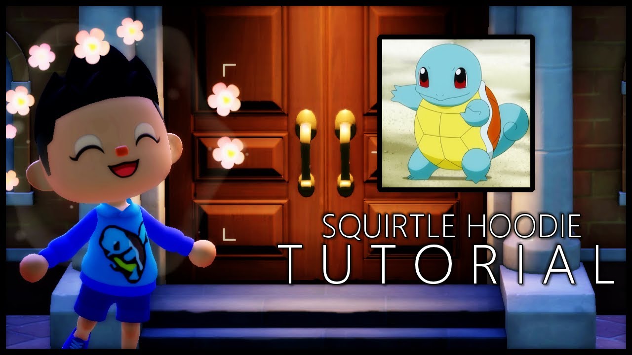 Squirtle and Pokeball Hoodie Tutorial - Animal Crossing: New Horizons