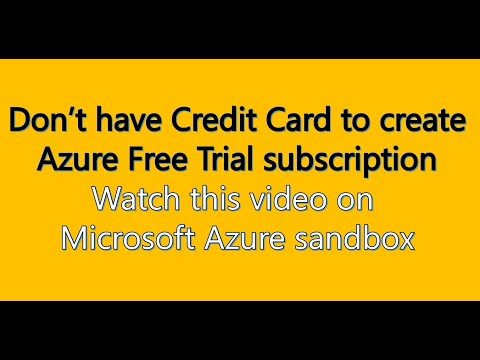 Azure Sandbox | Azure account without Creditcard  | #CloudLearnerPro | Contact Number : 7386298787