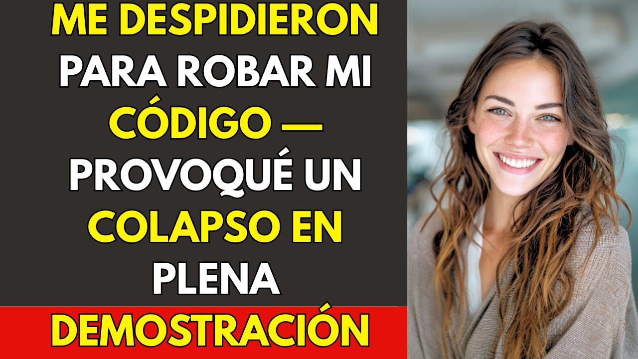 Me despidieron para robar mi código — provoqué un colapso en plena demostración 💻🔥