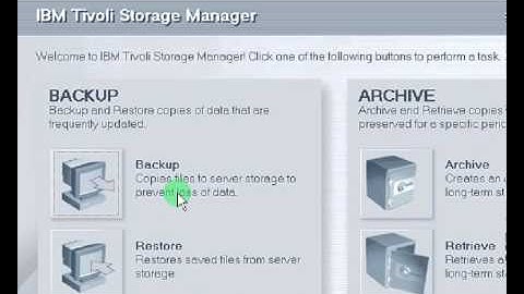 TSM BA Client Configuration through GUI