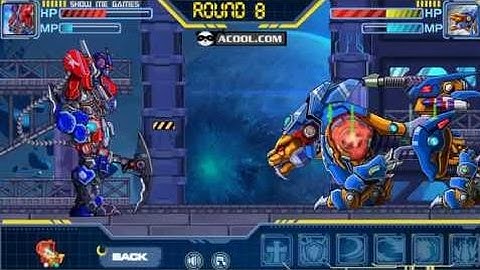 Robot Lion King VS Robot Sickle - Game Show - Game Play - 2016 - HD