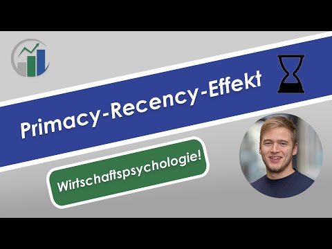 Video: Was ist ein Recency-Effekt?