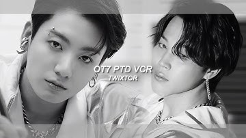 BTS OT7 PTD VCR TWIXTOR CLIPS FOR EDITING (AE SHARPEN + 4K CC + TOPAZ)
