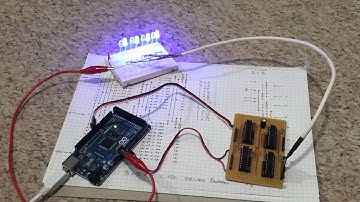 Part 1 8x8x8 3D led cube driver board test
