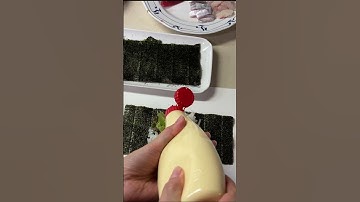 How to Make Japanese Temaki Sushi 寿司 #Shorts