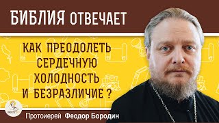 Как преодолеть сердечную холодность и безразличие ?  Протоиерей Феодор Бородин