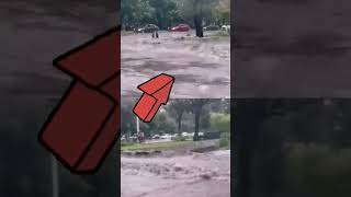 Inundación por fuertes lluvias en Guadalajara Jalisco