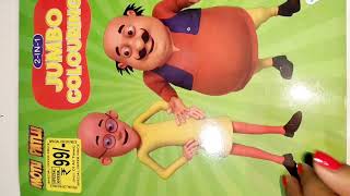 Motu Patlu 2-In-1 Jumbo Colouring Book