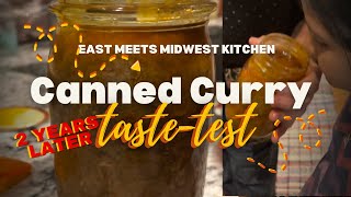 Canned Chicken Curry followup Taste Test - 2 years later