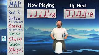 Im Blue - Bucket Drum Play Along