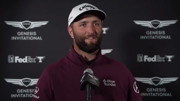 Jon Rahm Friday Flash Interview 2023 The Genesis Invitational