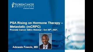 PSA Rising On Hormone Therapy (Metastatic)_Dr Adewale Fawole