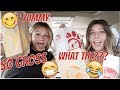 LETTING THE PERSON IN FRONT OF US DECIDE WHAT WE EAT | KESLEY JADE LEROY