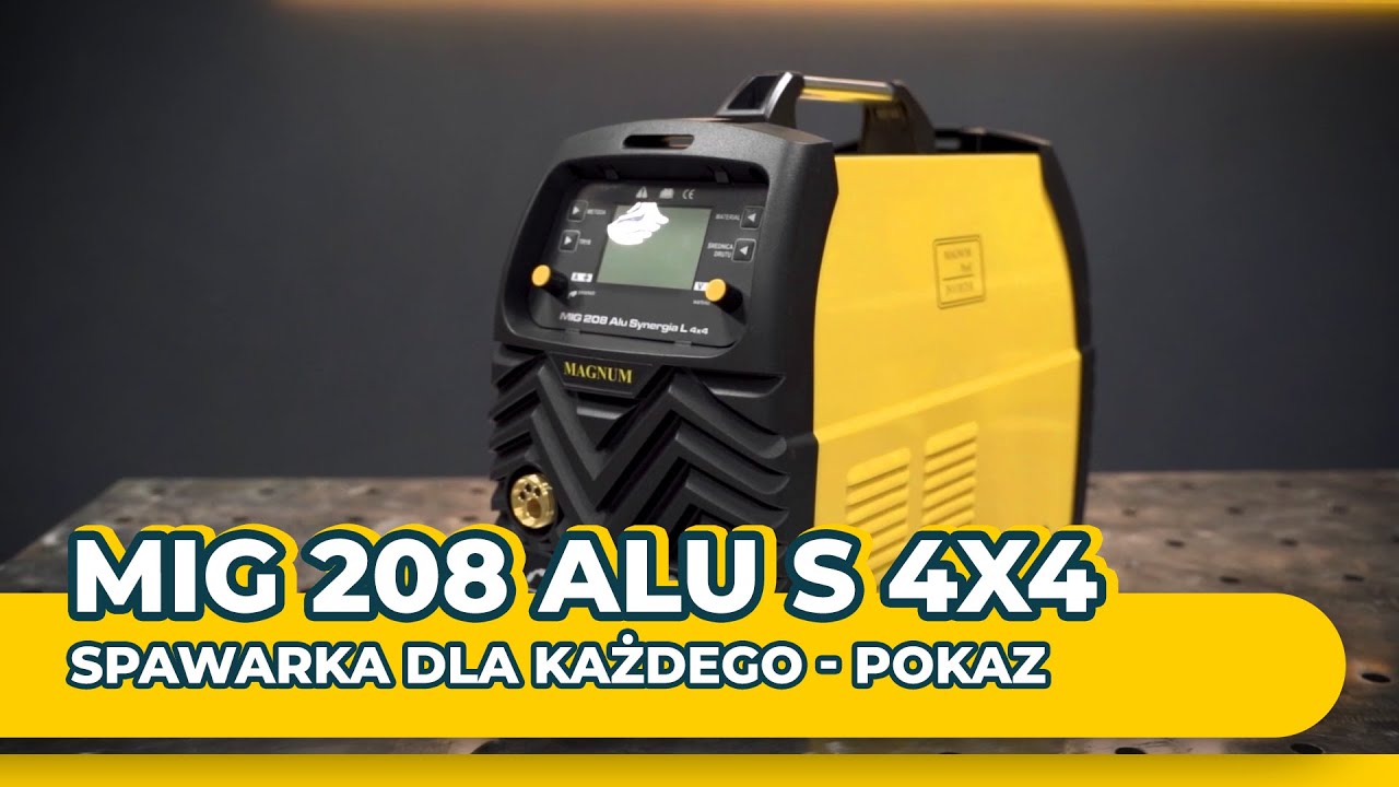Spawarka Magnum MIG 208 Alu Synergia L 4x4 - zestaw