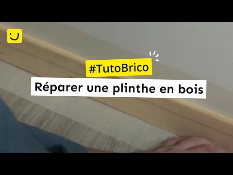 Vidéo: Comment Réparer Les Plinthes En Pvc