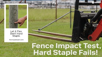 Fence Stapling Tips: Why You Should Never Hard Staple Your Wire | Bekaert Fence Pro Tips