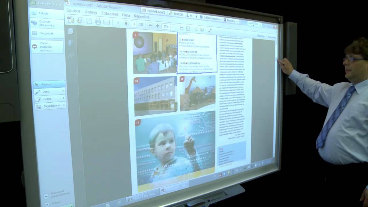 SMART Board - praktické příklady - YouTube